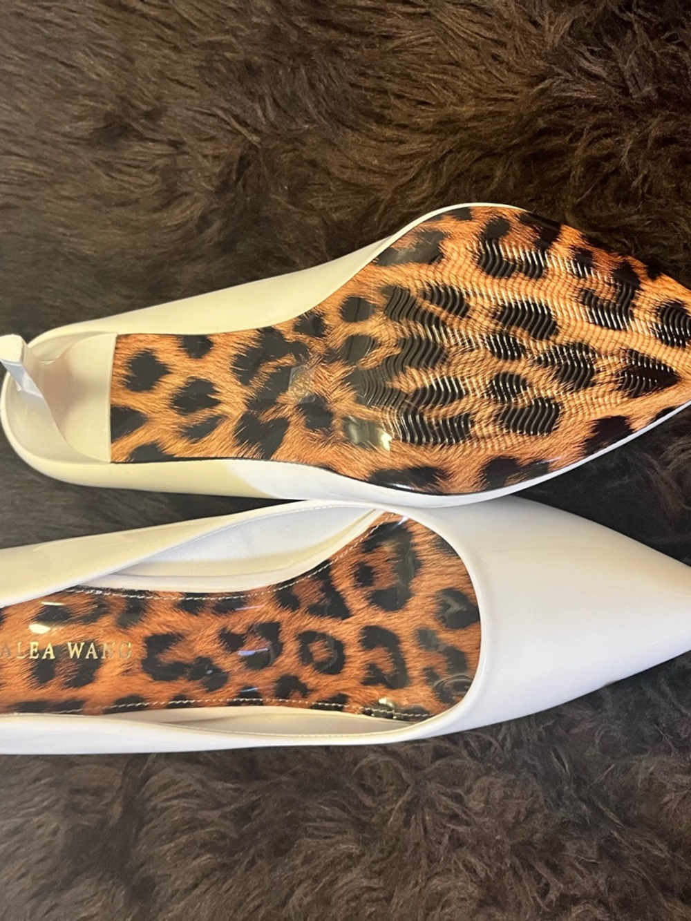 Azalea Wang White Patent Pointed-Toe Heels - Picture 5 of 5